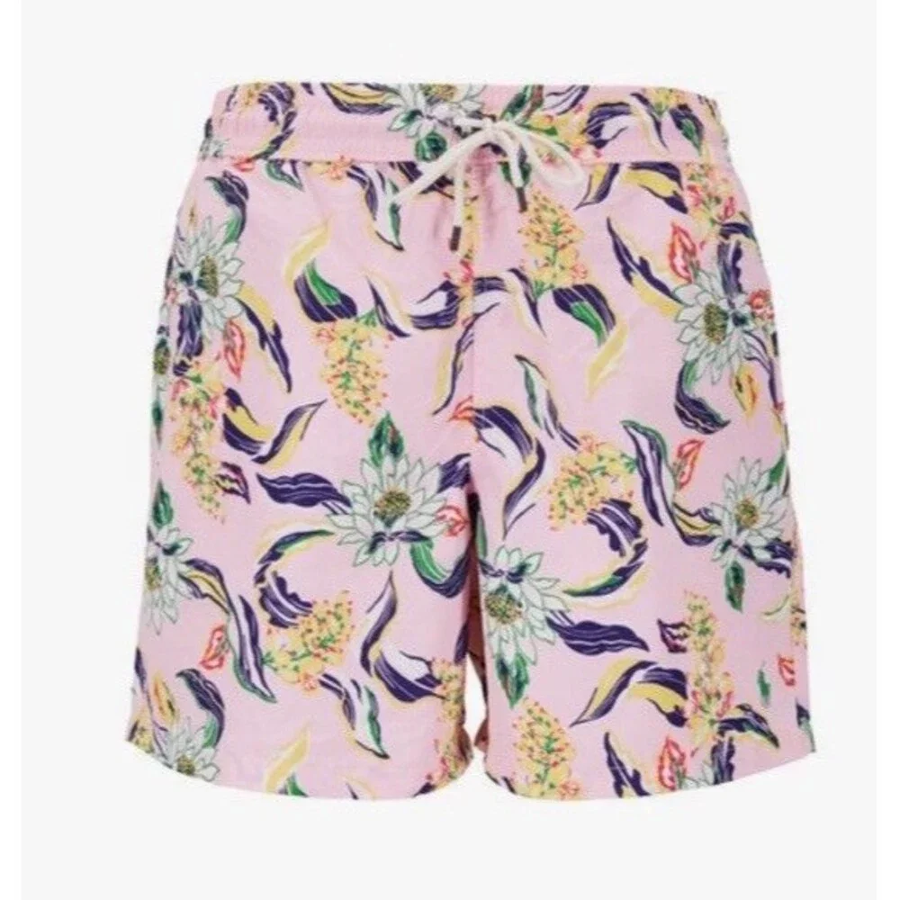 Polo Ralph Lauren Swimming Trunks Shorts Floral / Aloha Men's X-Large XL Pink
